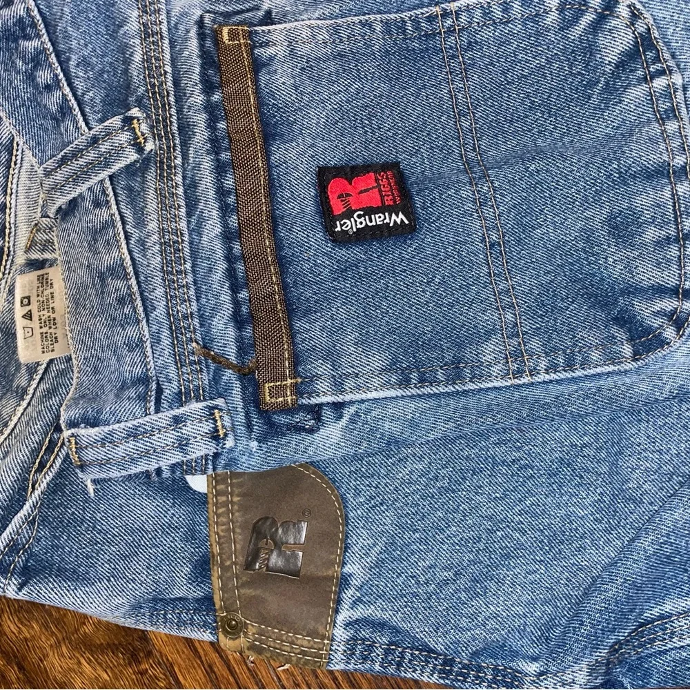Wrangler Riggs Blue Jeans - Picture 3 of 4